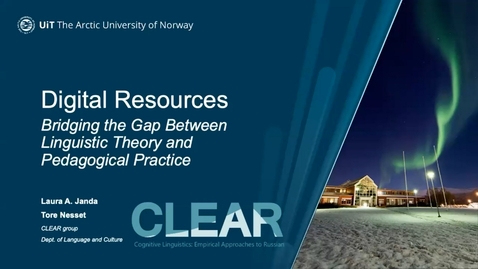 Thumbnail for Digital Resources Bridging the Gap Between Linguistic Theory and Pedagogical Practice