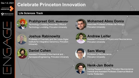 Thumbnail for entry Engage 2021 - Celebrate Princeton Innovation (Part 2)