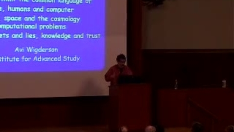 Thumbnail for A Worldview Through the Computational Lens - Part 1: A Common Language for Nature, Man, and Computer