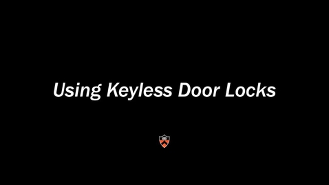 Thumbnail for entry Keyless Locks