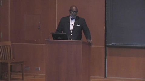 Thumbnail for entry Stafford Little Lecture - Dr. Willie Parker