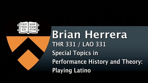Thumbnail for entry THR331 / LAO331 Playing Latino