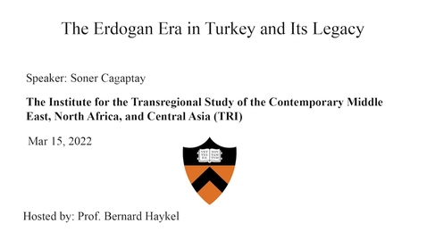 Thumbnail for 3.15.22 The Erdogan Era in Turkey and Its Legacy