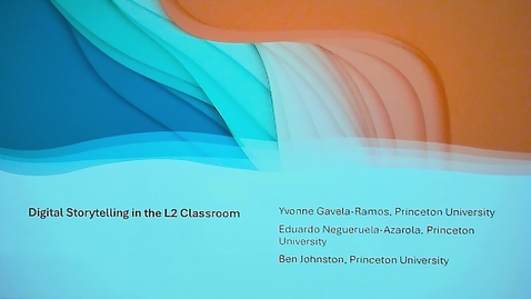 Thumbnail for Digital Storytelling in the L2 Classroom