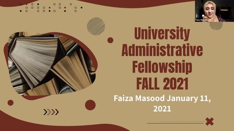 Thumbnail for Reflections on the UAF Experience with Faiza Masood