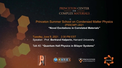 Thumbnail for entry Quantum Hall Physics in Bilayer Systems