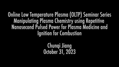Thumbnail for OLTP31October2023_CJiang