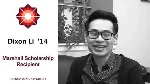 Thumbnail for Dixon Li - Marshall Scholarship Recipient