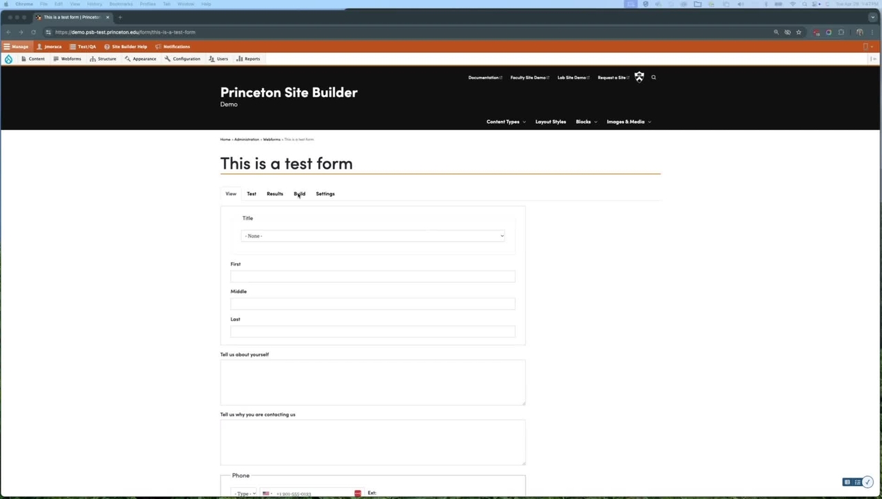 Webform: CAPTCHA for SPAM prevention
