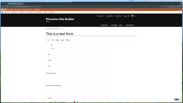 Webform: CAPTCHA for SPAM prevention
