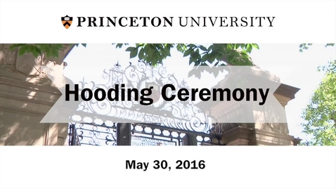 Thumbnail for 2016 Hooding Ceremony