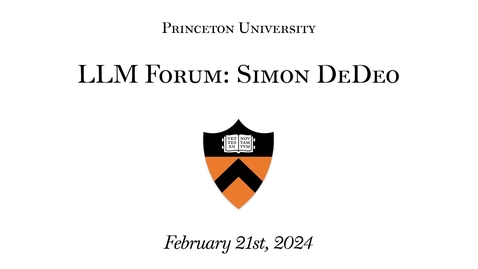 Thumbnail for LLM Forum - Simon DeDeo (2.21.24)