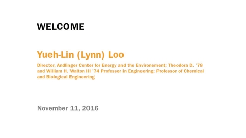 Thumbnail for entry Welcome Address - Yueh-Lin (Lynn) Loo