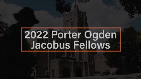 Thumbnail for Porter Ogden Jacobus Fellowship - Spencer Weinreich