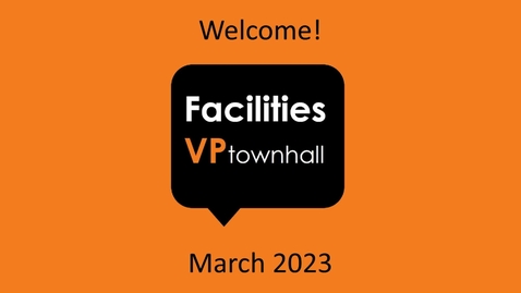 Thumbnail for entry Princeton University Facilities Town Hall Meeting 2023