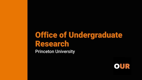 Thumbnail for entry About the Office of Undergraduate Research