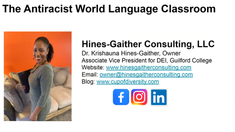 Thumbnail for entry The Antiracist World Language Classroom