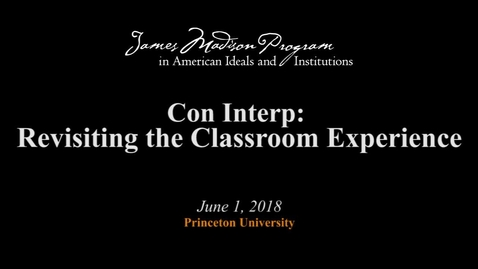 Thumbnail for entry Con Interp: Revisiting the Classroom Experience