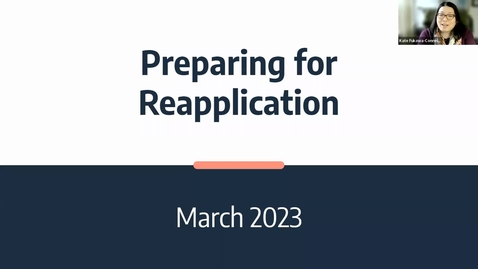 Thumbnail for entry HPA Applicant Seminar: Preparing for Reapplication