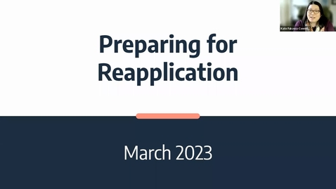 Thumbnail for HPA Applicant Seminar: Preparing for Reapplication
