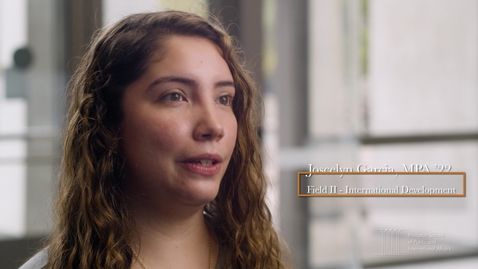 Thumbnail for SPIA Student Spotlight -  Joscelyn Garcia, MPA '22