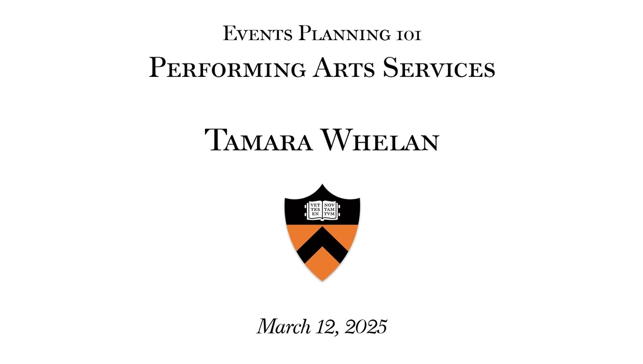 2025 Event Planning 101: &quot;Performing Arts Services&quot;