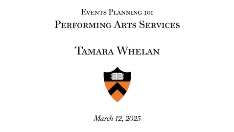 Thumbnail for 2025 Event Planning 101: &quot;Performing Arts Services&quot;
