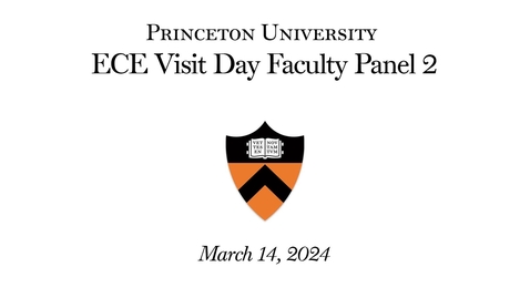 Thumbnail for entry ECE Visit Day 2024- Faculty Panel 1