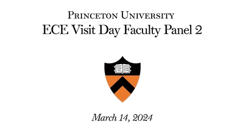 Thumbnail for ECE Visit Day 2024- Faculty Panel 1