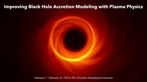 Thumbnail for entry White, Christopher J, February 10, 2023, &quot;The Usefulness and Challenges of Tilted Accretion Flows&quot;