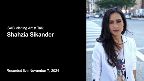 Thumbnail for SAB Visiting Artist Conversation: Shahzia Sikander and James Steward