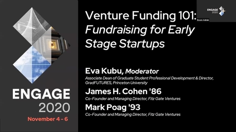 Thumbnail for entry Venture Funding 101: Fundraising for Early Stage Startups