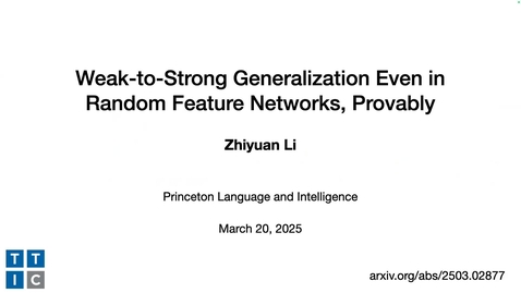 Thumbnail for PLI lunch series_ Zhiyuan Li