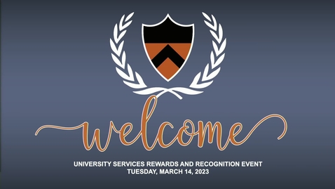 Thumbnail for entry University Services Rewards &amp; Recognition Ceremony