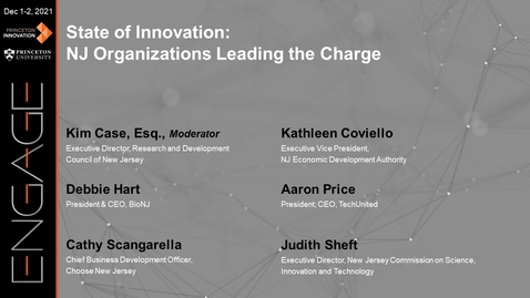 Thumbnail for Engage 2021 - State of Innovation: NJ Organizations Leading the Charge