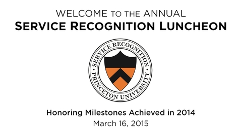 Thumbnail for entry 2015 Service Recognition Luncheon