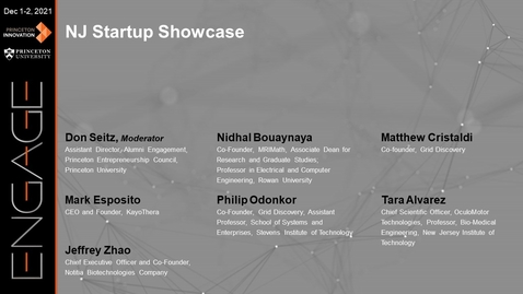 Thumbnail for Engage 2021 - NJ Startup Showcase