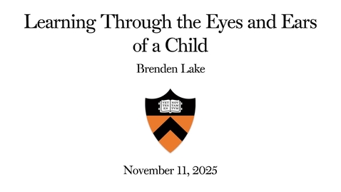 Thumbnail for Learning Through the Eyes and Ears of a Child