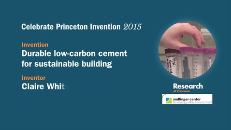 Thumbnail for entry Celebrate Princeton Invention 2015 Claire White