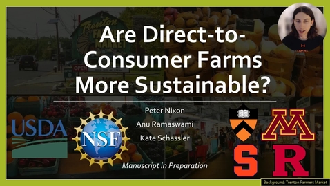 Thumbnail for entry Are Direct-to-Consumer Farms More Sustainable