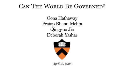 Thumbnail for PIIRS: Can The World Be Governed?