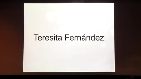 Thumbnail for entry Artist Talk: Teresita Fernandez October 13, 2016 