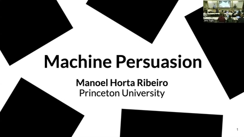 Thumbnail for PLI lunch series Prof. Manoel Horta Ribeiro