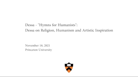 Thumbnail for entry Dessa – “Hymns for Humanists”: Dessa on Religion, Humanism, and Artistic Inspiration 