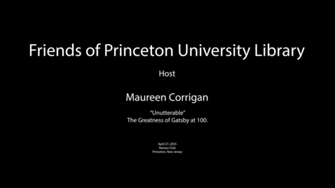 Thumbnail for 2025 FPUL Annual Dinner: Maureen Corrigan