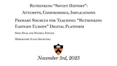 Thumbnail for REES Workshop - Panel 3 (11.03.23)