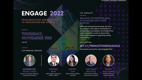 Thumbnail for Building Entrepreneurial Ecosystems with State Support - Engage 2022