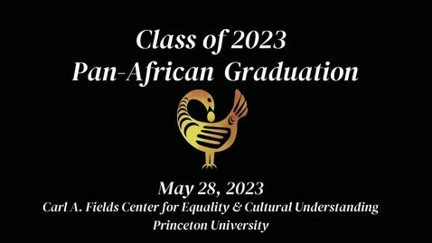 Thumbnail for entry Pan-African Graduation 2023