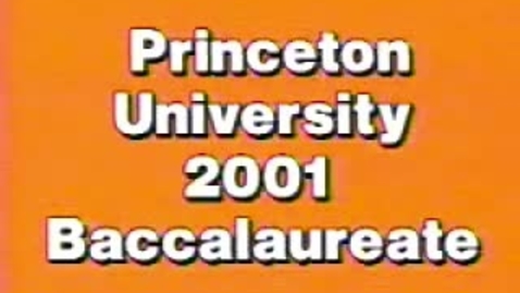Thumbnail for Baccalaureate Ceremony 2001
