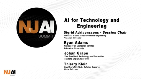 Thumbnail for NJ AI Summit - AI for Technology and Engineering